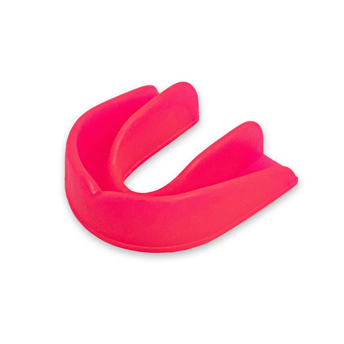 Top King Dark Pink Thai Mouth Guard – изглед отгоре, показващ формата за зъбите