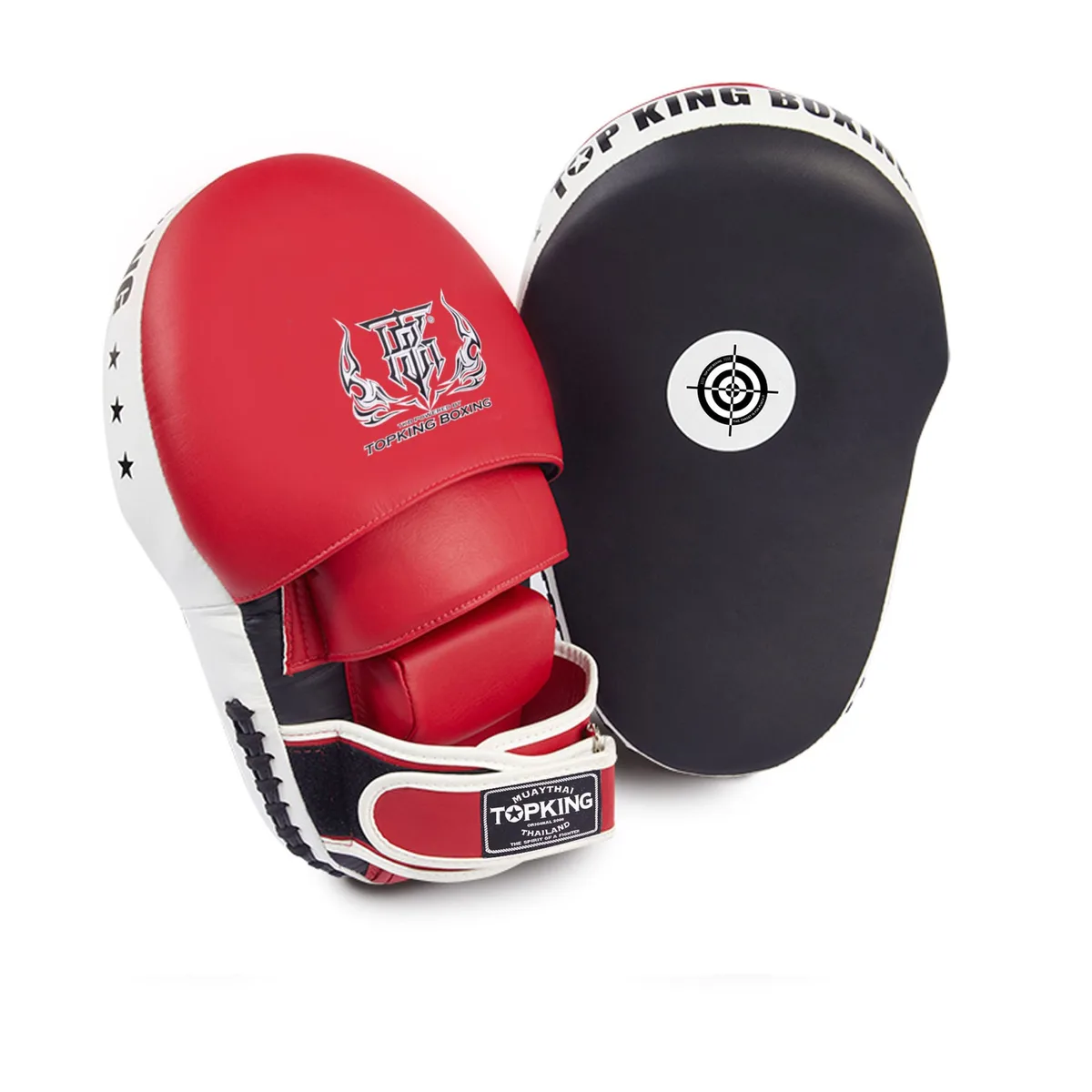 TOPKING FOCUS MITTS BLACK WHITE RED “ EXTREAM ”