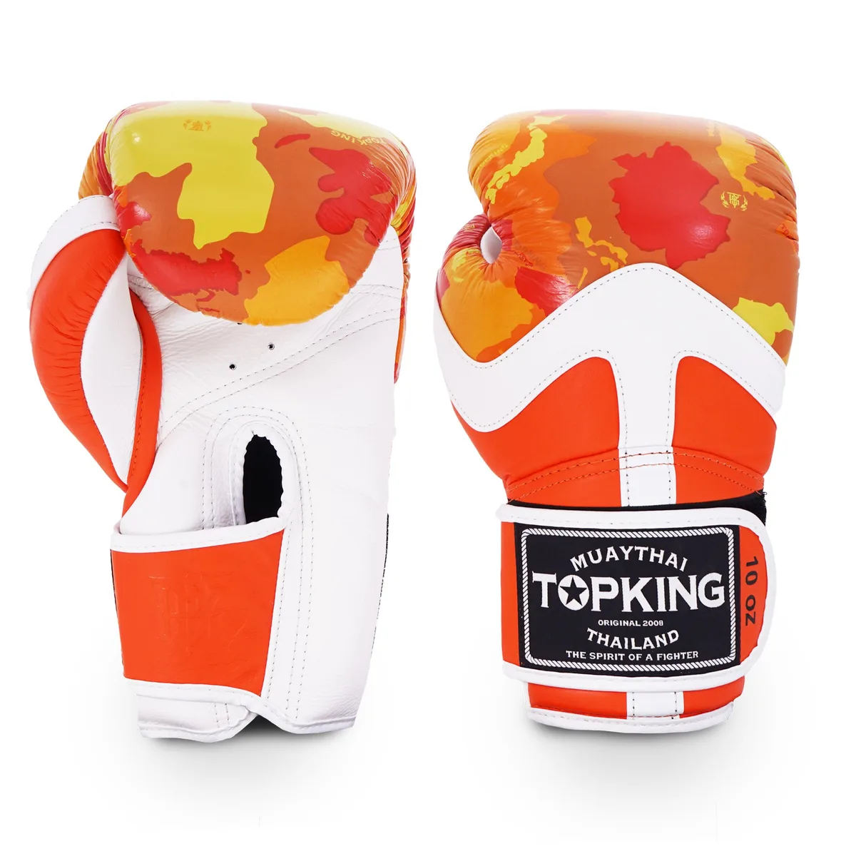 TOPKING GLOVES ORANGE CAMOUFLAGE