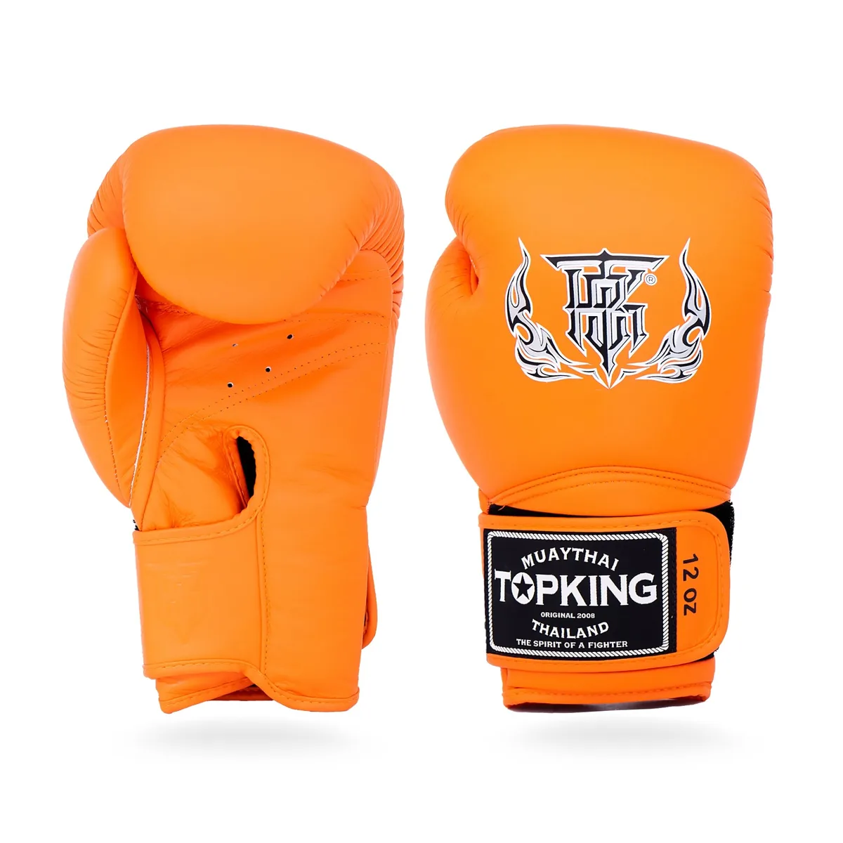 Оранжеви боксови ръкавици Top King Gloves Orange Super, изглед отпред