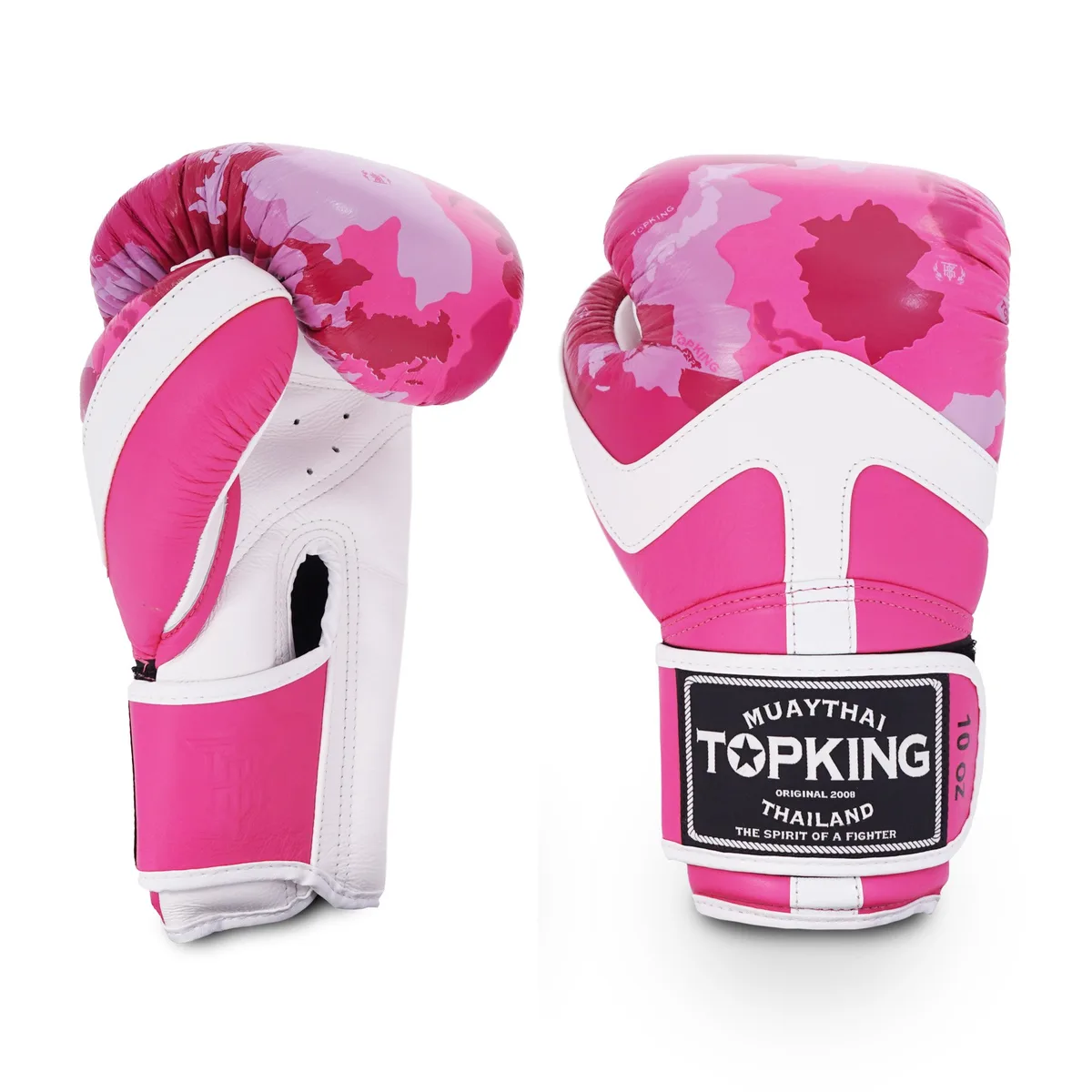 TOPKING GLOVES PINK CAMOUFLAGE – детайлен изглед на розовия камуфлажен десен
