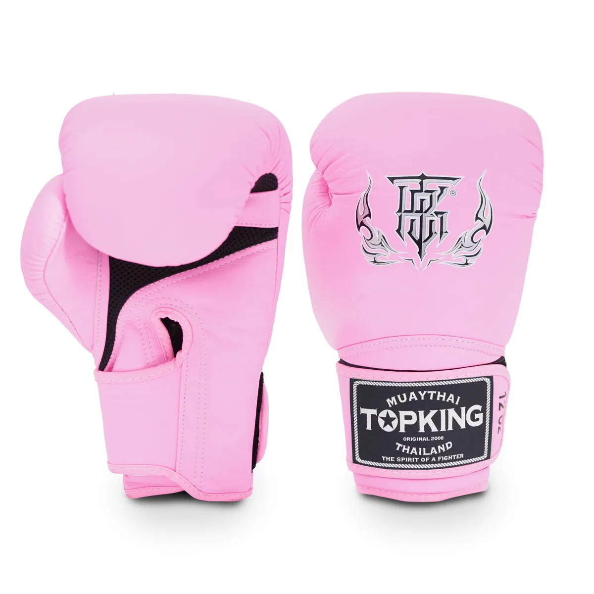 Розови боксови ръкавици Top King Gloves Pink Super Air, изглед отпред
