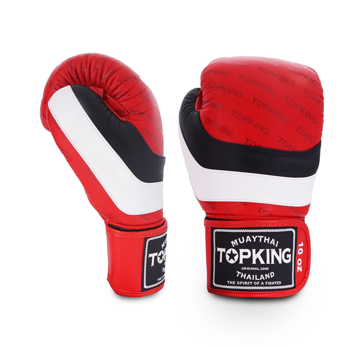 TOPKING GLOVES RED INNOVATION – страничен изглед на червена боксова ръкавица