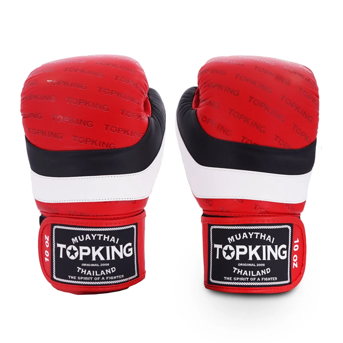 TOPKING GLOVES RED INNOVATION – изглед на чифт червени боксови ръкавици