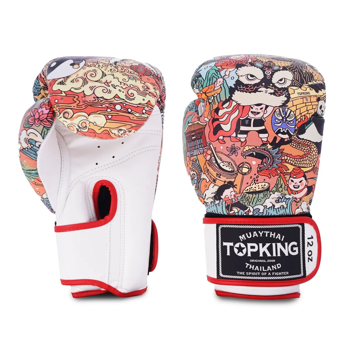 TOPKING GLOVES WHITE CHINESE CULTURE