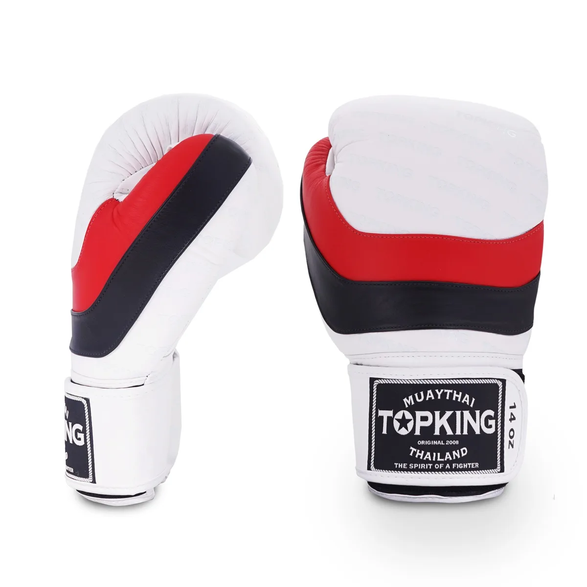 TOPKING GLOVES WHITE INNOVATION – заден изглед с велкро закопчаване на китката