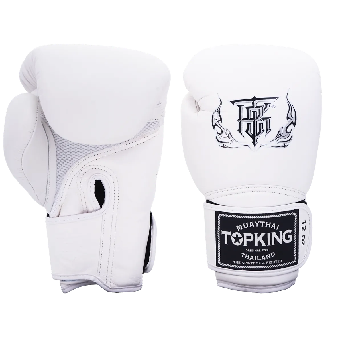 Боксови ръкавици TOPKING GLOVES WHITE SUPER AIR, изглед отпред