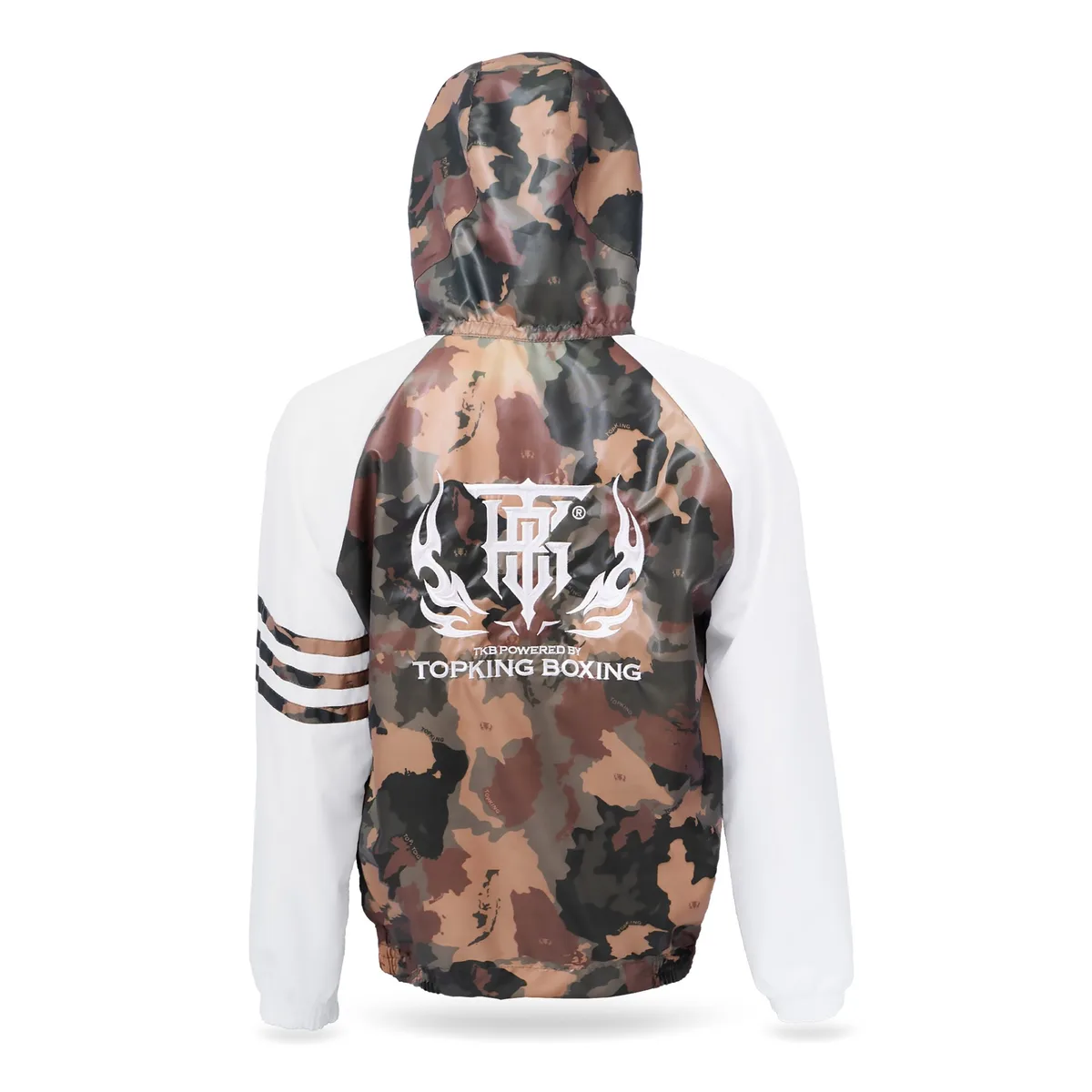 Суитчър TOPKING GREEN CAMOUFLAGE JACKET, изобразен отзад