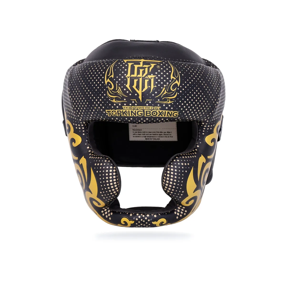 Черен шлем за глава Top King Head Guard Kanok, поглед отстрани