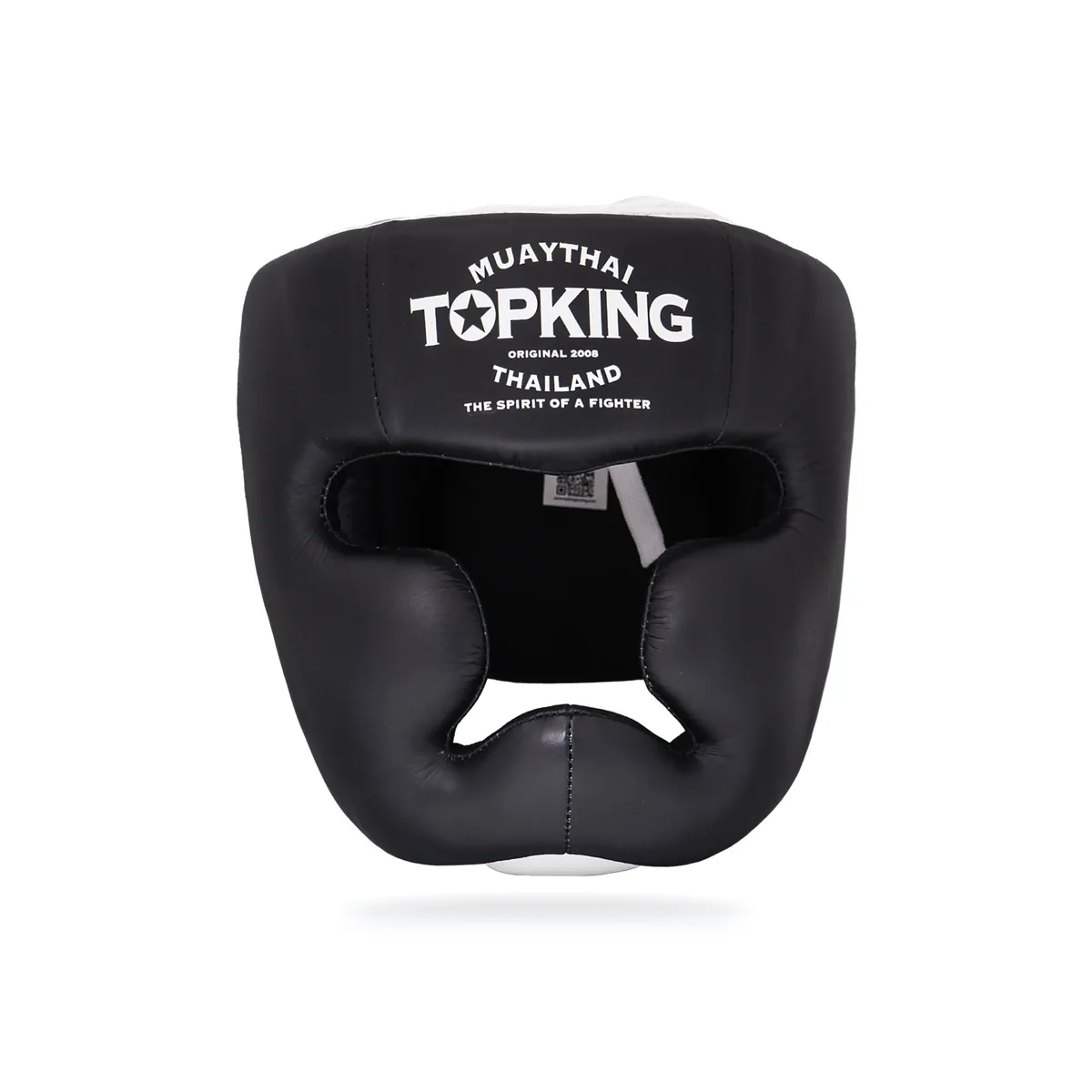 Страничен изглед на черен и бял протектор Top King за тренировки