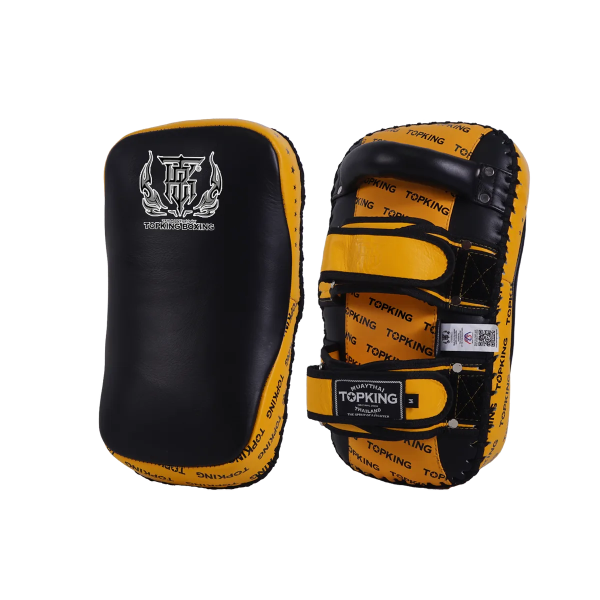 TOPKING KICKING PADS BLACK YELLOW FULL IMPACT