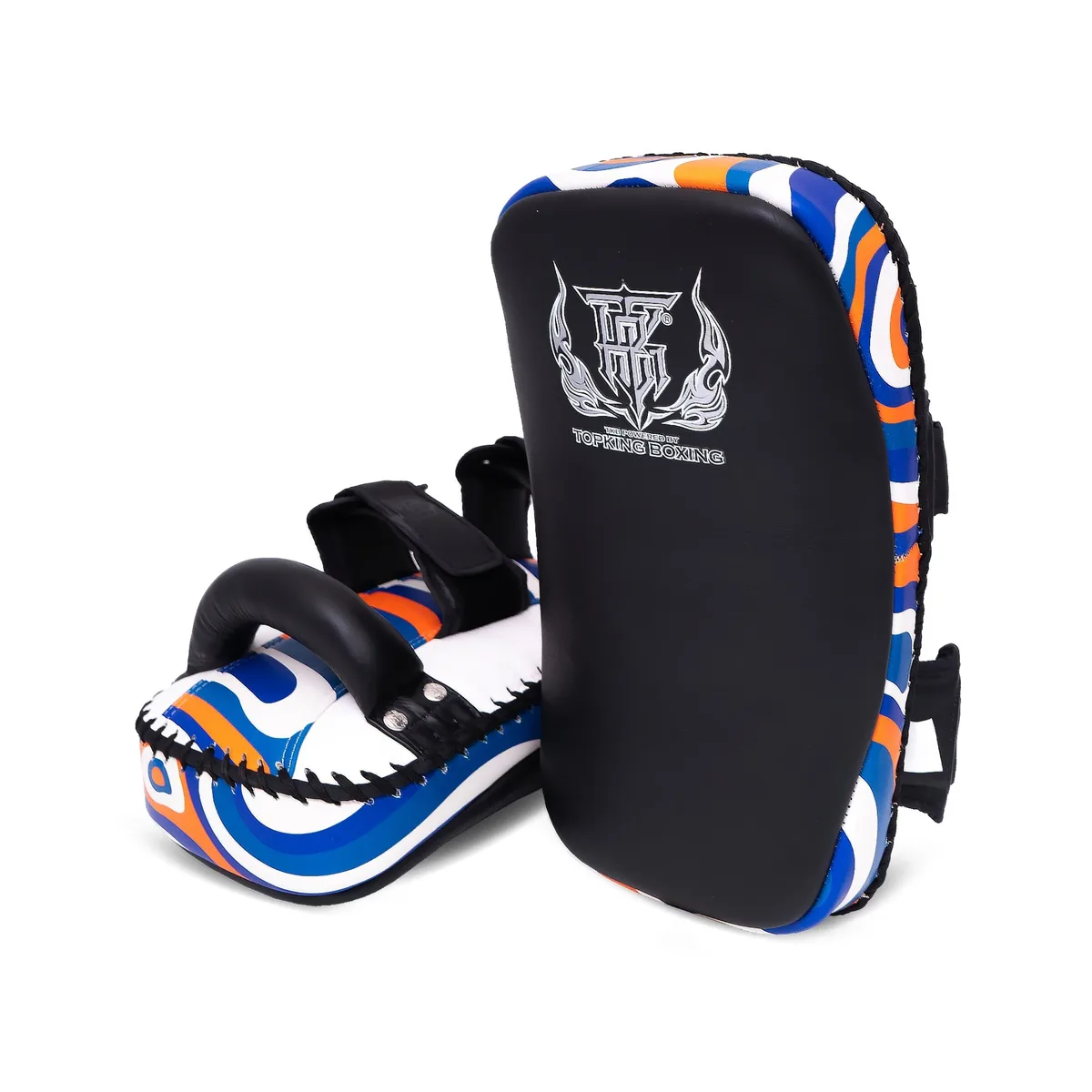 TOPKING KICKING PADS BLUE LAVA – Страничен изглед с дръжките