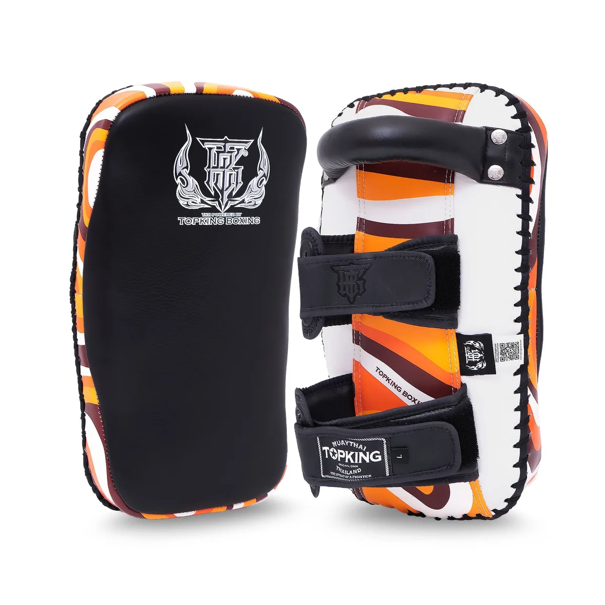 TOPKING KICKING PADS ORANGE LAVA – Оранжев пад за ритници Top King