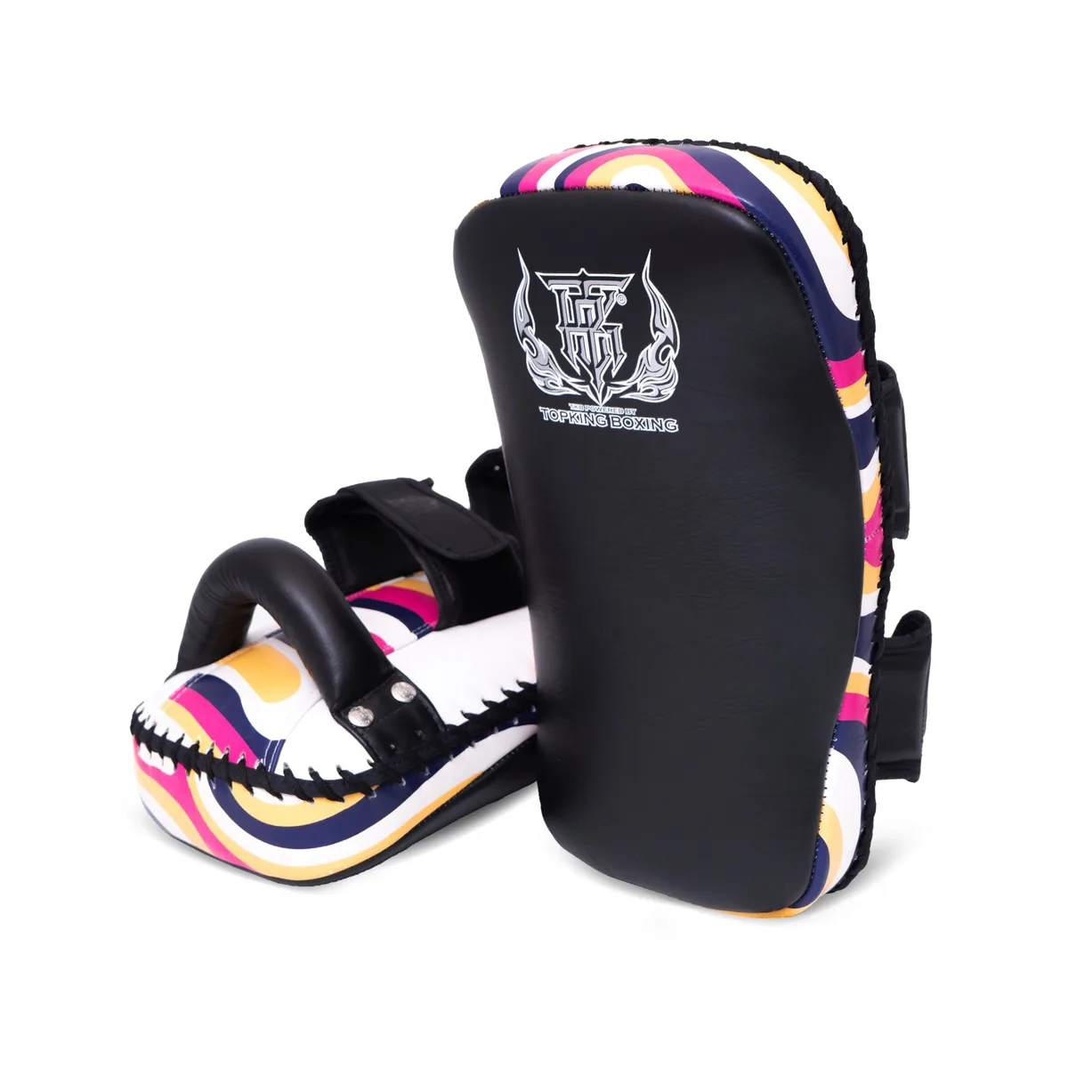 TOPKING KICKING PADS PINK LAVA – детайлен изглед на повърхността за удар