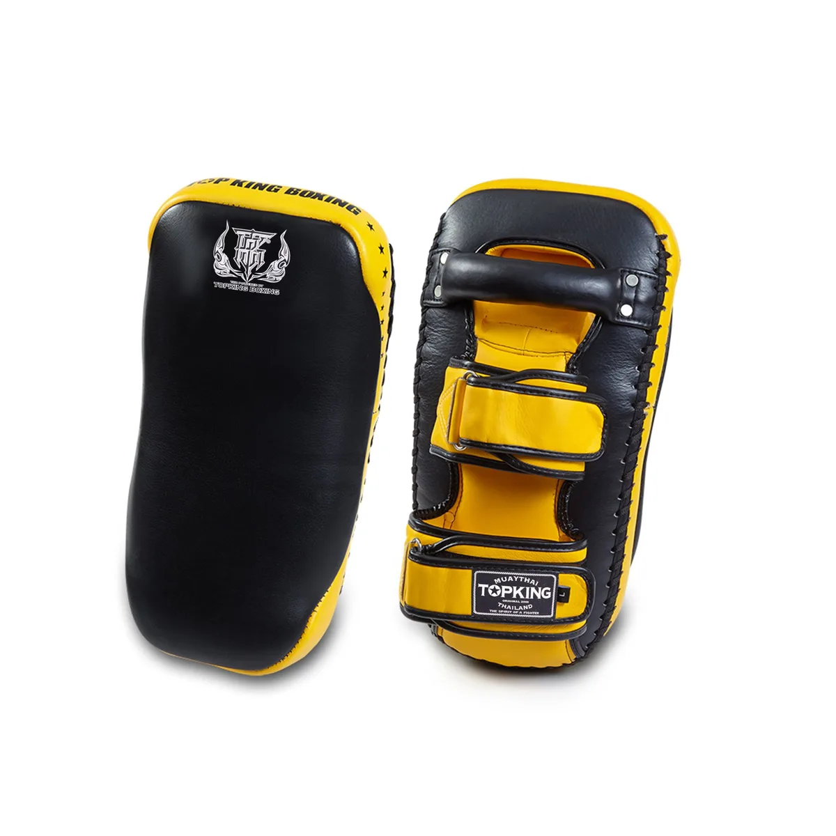 TOPKING KICKING PADS "EXTREME" (CURVE) VELCRO – извит пад за ритници, изработен от Top King, Тайланд