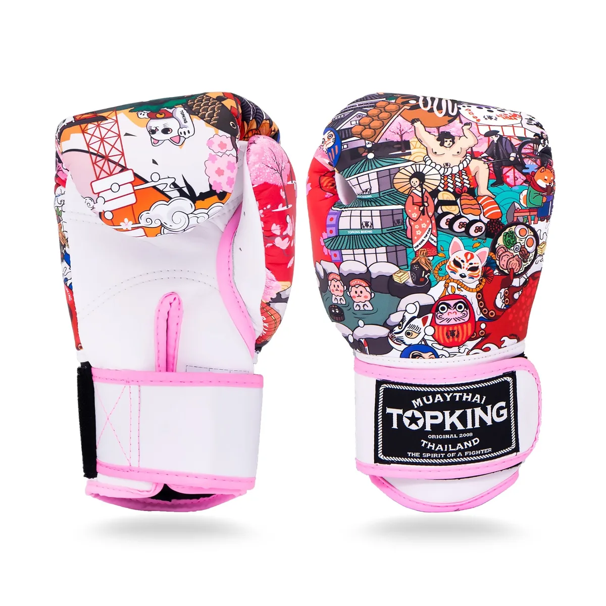 Детски боксови ръкавици TOPKING JAPAN CULTURE в детайл