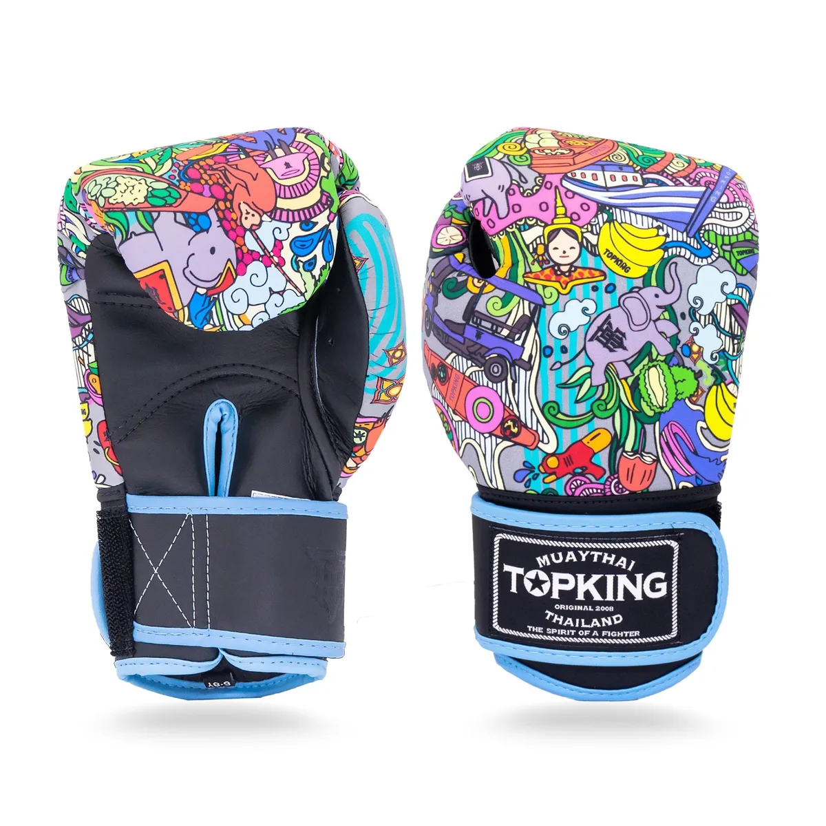 Детски боксови ръкавици TOPKING KID'S BOXING GLOVES THAI CULTURE с автентичен тайландски дизайн