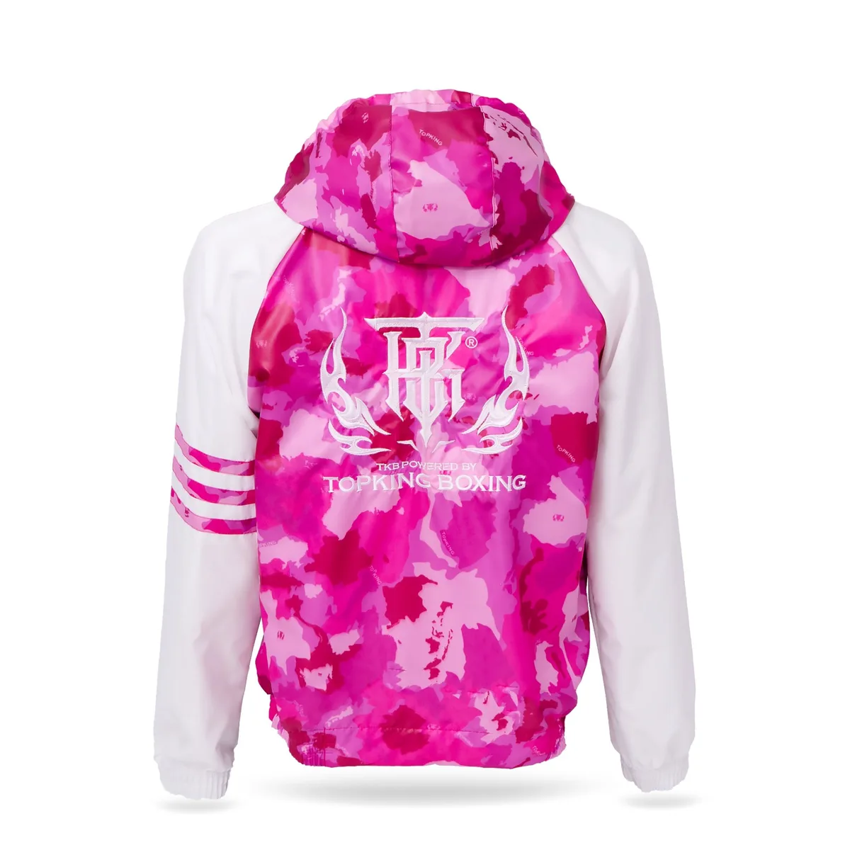 TOPKING PINK CAMOUFLAGE JACKET, изглед отзад, акцентиращ върху гърба и евентуални детайли