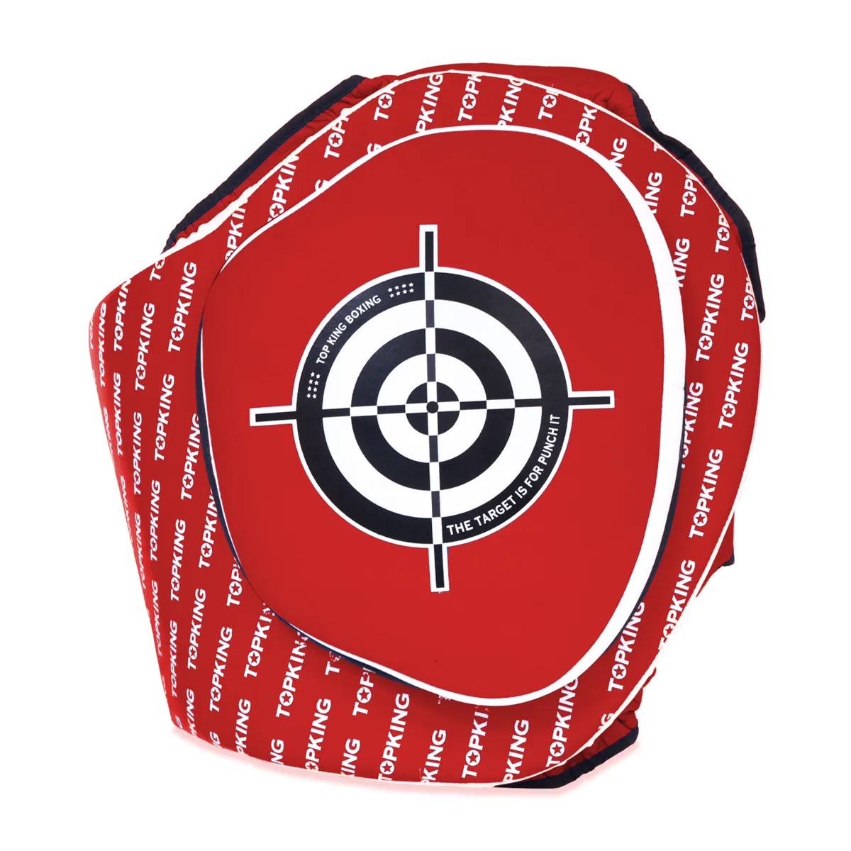 TOPKING RED THIGH PADS - изглед отпред на червени бедрени протектори Top King