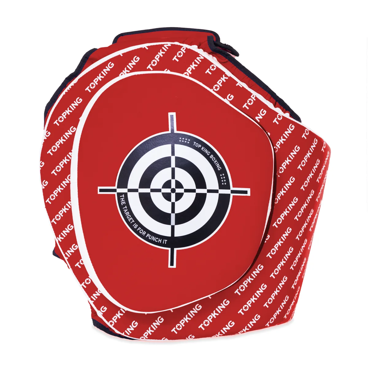 TOPKING RED THIGH PADS - детайлен изглед на закопчалките и дизайна на протекторите