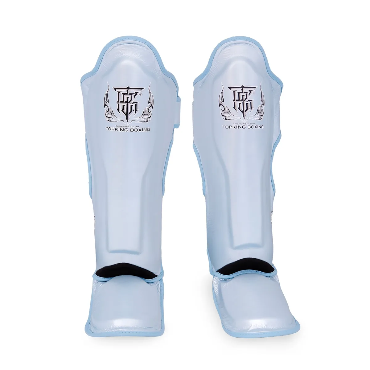 Протектори за крака Top King Pearl Blue Pro от естествена кожа