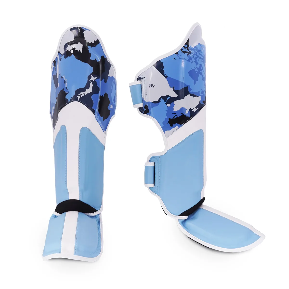 TOPKING SHIN GUARDS BLUE CAMOUFLAGE