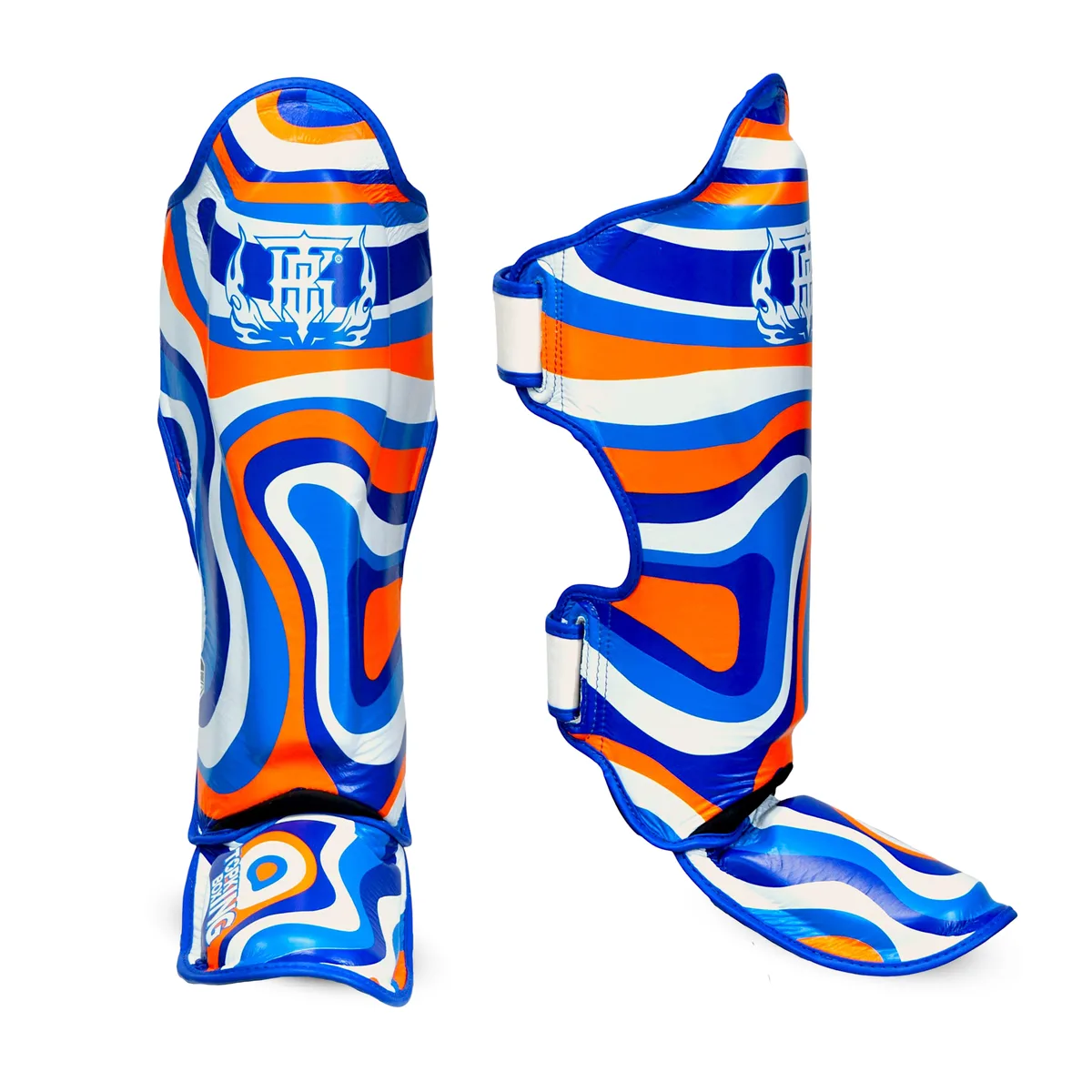 TOPKING SHIN GUARDS BLUE LAVA