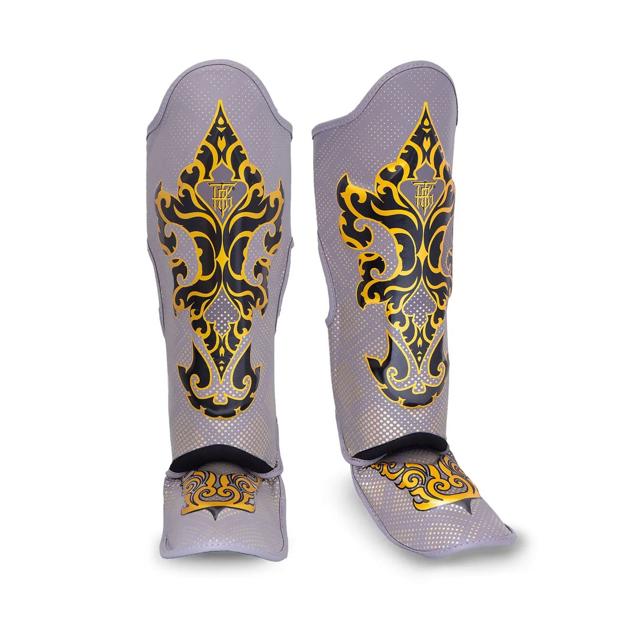 Протектори за крака Top King Shin Guards Grey Kanok, сив цвят
