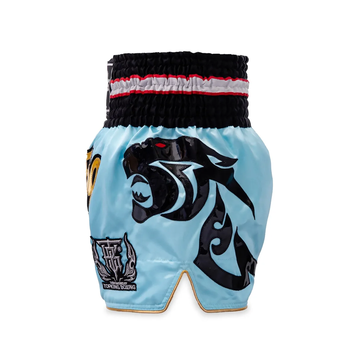 Шорти Top King Thai Boxing Shorts 045, страничен изглед, показващ кройката и свободата на движение.
