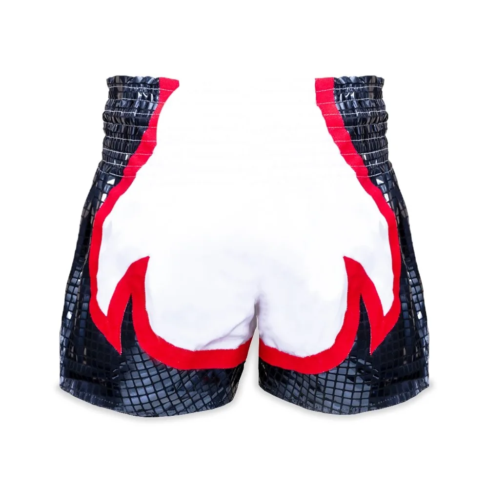 Заден изглед на шорти Top King Thai Boxing Shorts 065, демонстриращ цялостната визия.