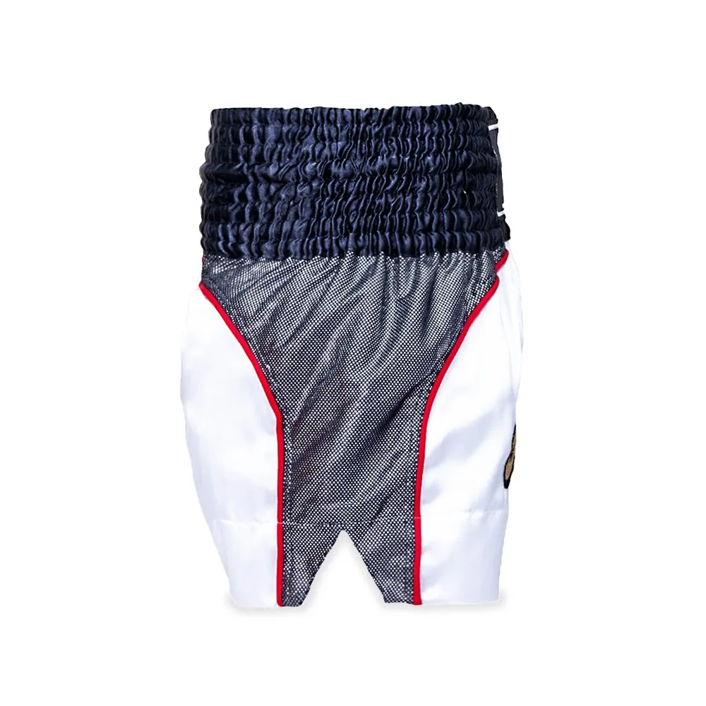 Top King Thai Boxing Shorts 072 – изглед отстрани, демонстриращ кройката и свободата на движение.