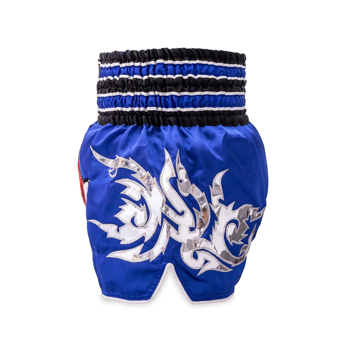 Детайлен изглед на ластичния колан и страничните цепки на шорти Top King Thai Boxing 074