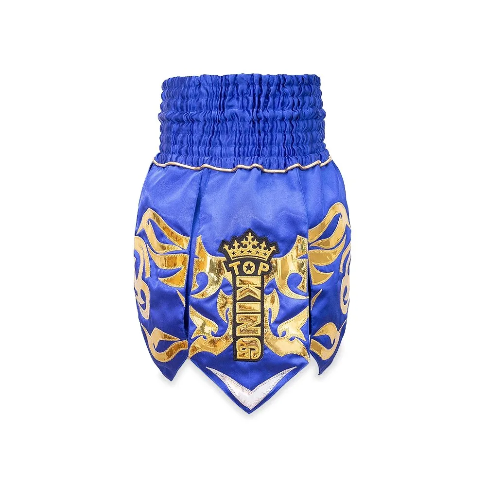 Шорти Top King Thai Boxing Shorts 077, изглед отстрани, показващ кройката, осигуряваща свобода на движение.