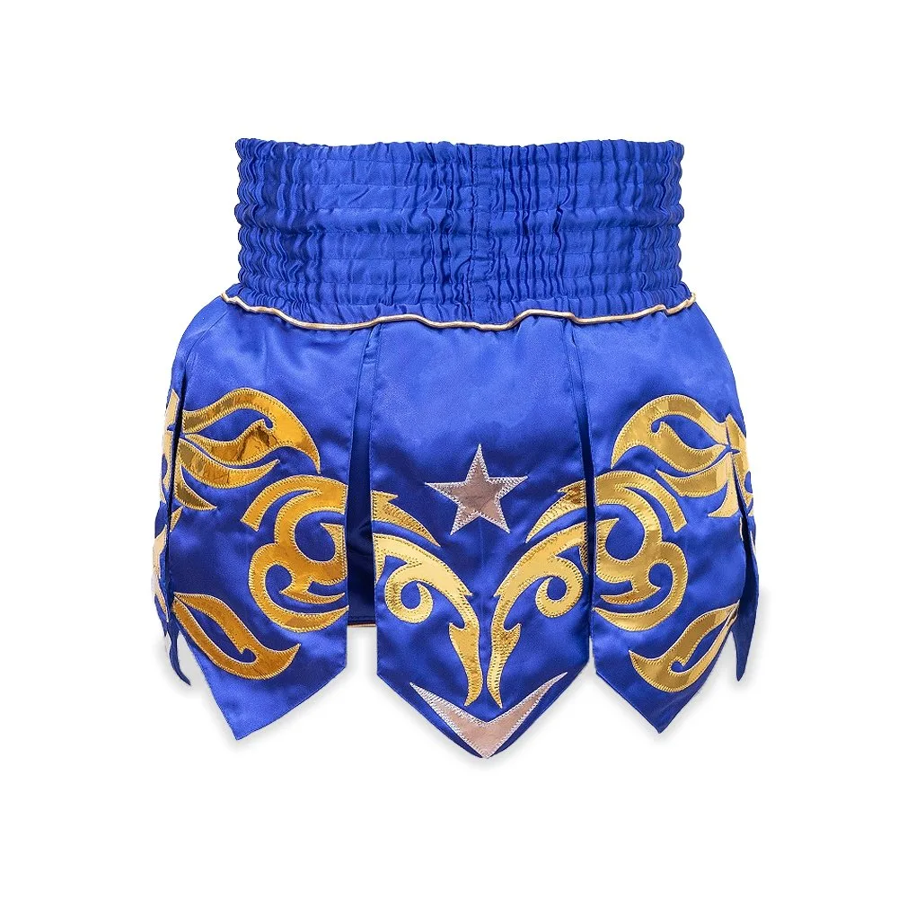 Шорти Top King Thai Boxing Shorts 077, изглед отзад, подчертаващ цялостния дизайн и прилягане.