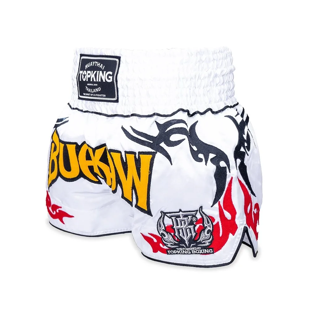 Мъжки шорти за муай тай Top King Thai Boxing Shorts 083 в близък план