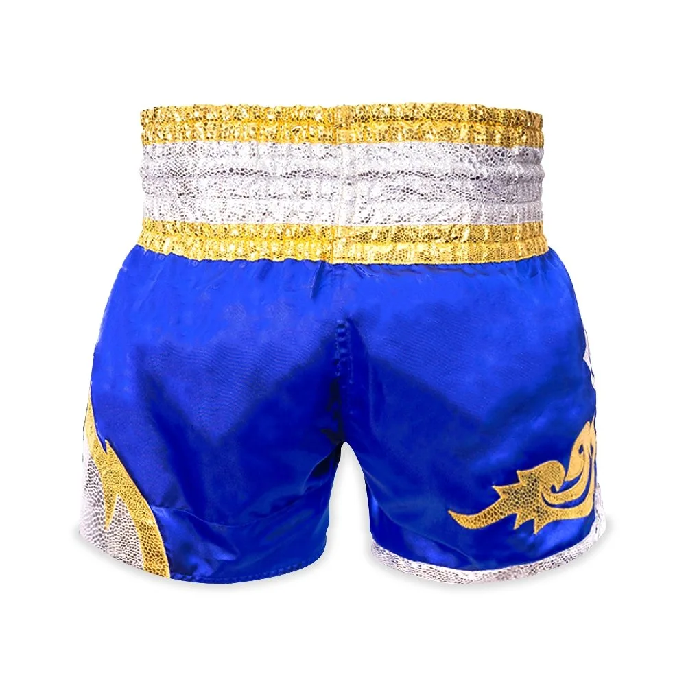 TOPKING THAI BOXING SHORTS 093, заден изглед, подчертаващ цялостния силует.