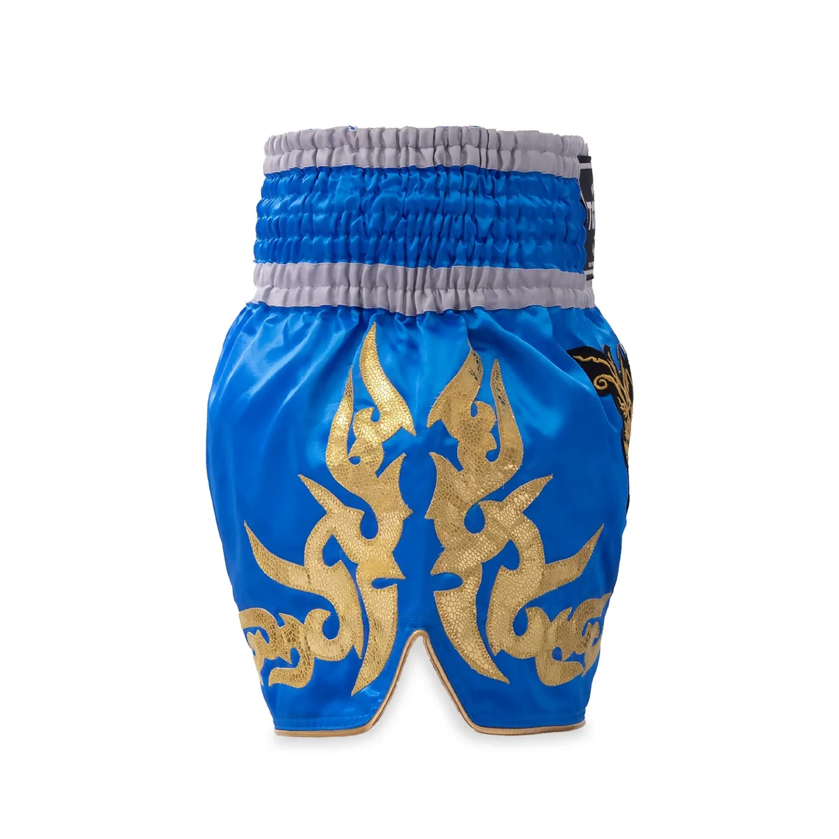 Top King Thai Boxing Shorts 125 - детайл на ластичния колан и логото на Top King