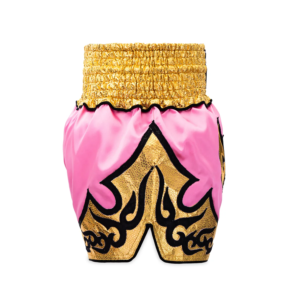 TOPKING THAI BOXING SHORTS 126 - Изглед отстрани, показващ широката кройка за свобода на движение.