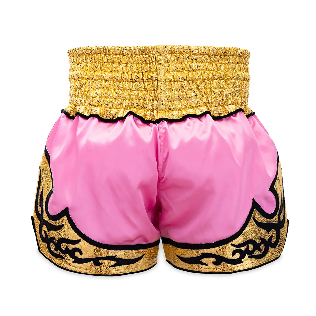 TOPKING THAI BOXING SHORTS 126 - Изглед отзад, подчертаващ автентичния дизайн на шортите.