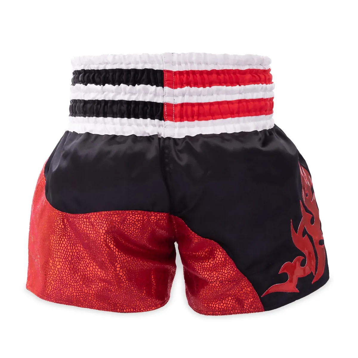 TOPKING THAI BOXING SHORTS 207 – близък план на материята и шевовете