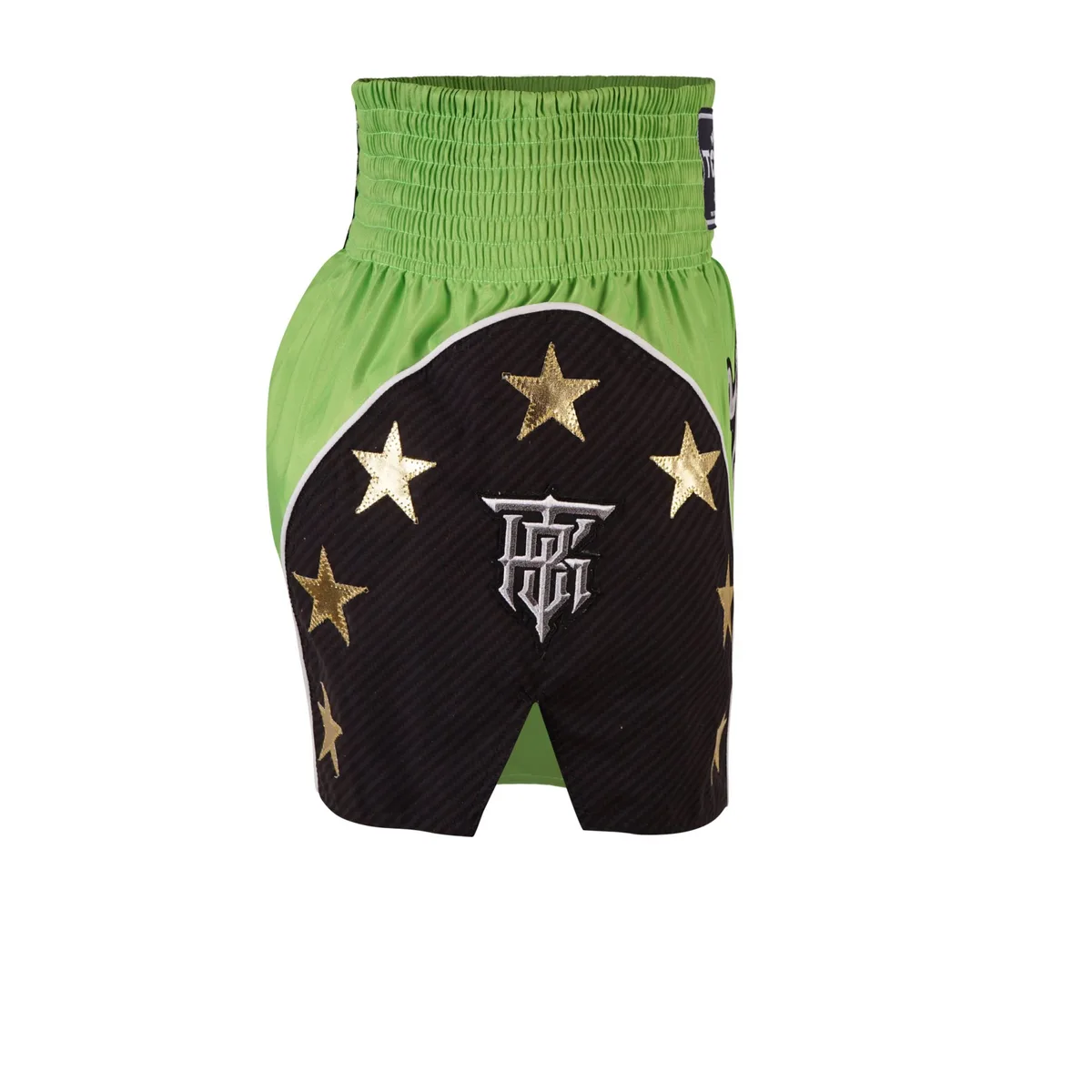 Детайл от колана и шевовете на шорти Top King Thai Boxing Shorts 208