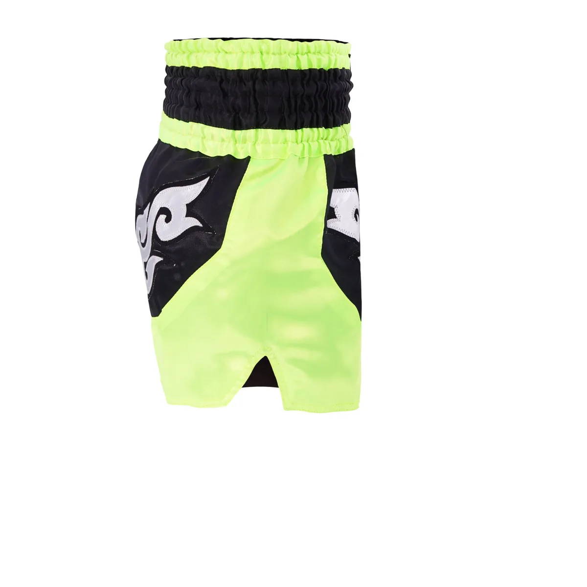 Шорти Top King Thai Boxing Shorts 222, сгънати, показващи цялостния дизайн и материя.