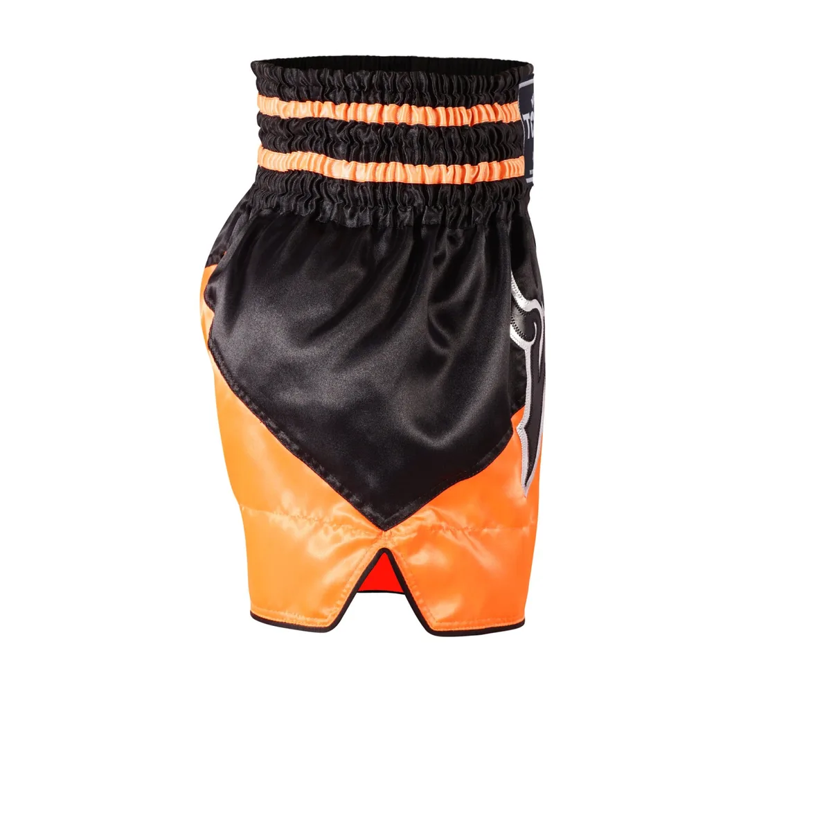 Заден изглед на TOPKING THAI BOXING SHORTS 231, подчертаващ широкия ластичен колан