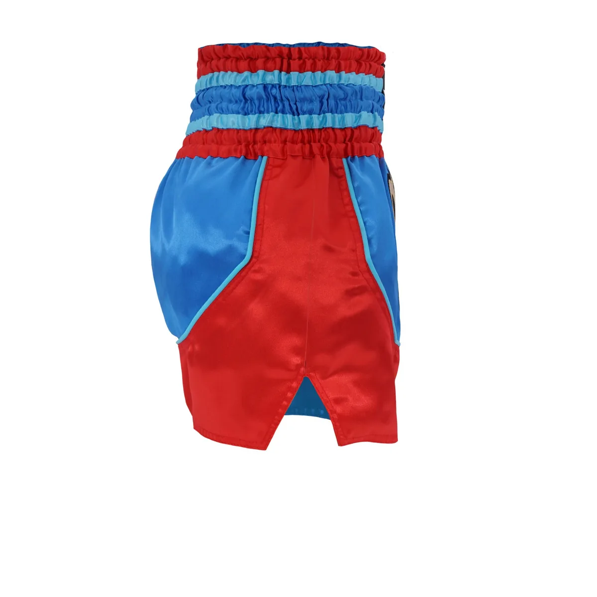 Детайлен изглед на колана и шевовете на шорти TOPKING THAI BOXING SHORTS 233