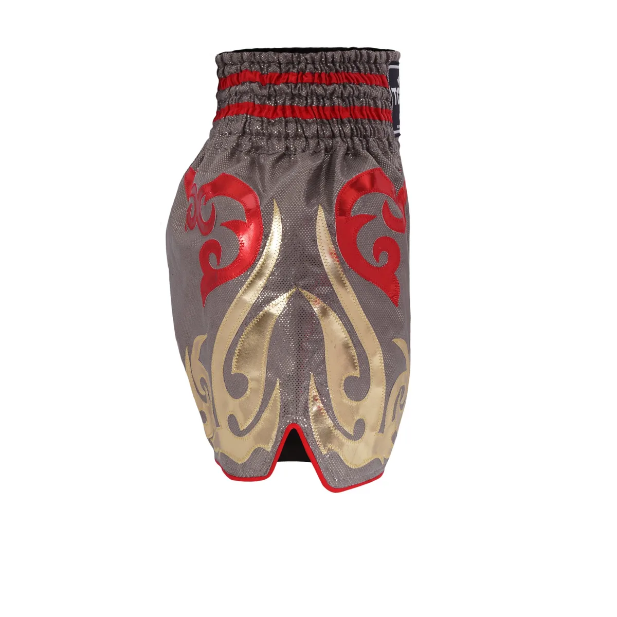 Детайлен изглед на елемент от шорти Top King Thai Boxing Shorts 235, акцентиращ върху качеството на изработка.