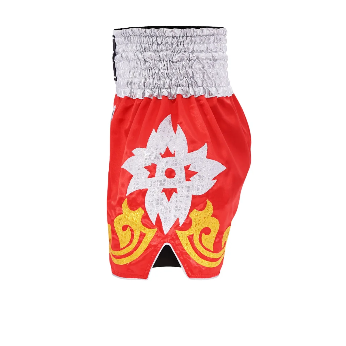 Страничен изглед на шорти TOPKING THAI BOXING SHORTS 236, подчертаващ широката кройка за свобода на движение.