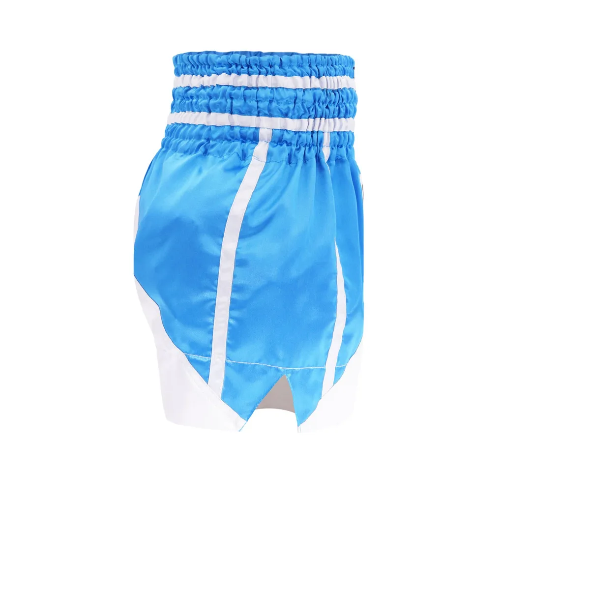 TOPKING THAI BOXING SHORTS 243, детайлен изглед на ластичния колан и логото на Top King