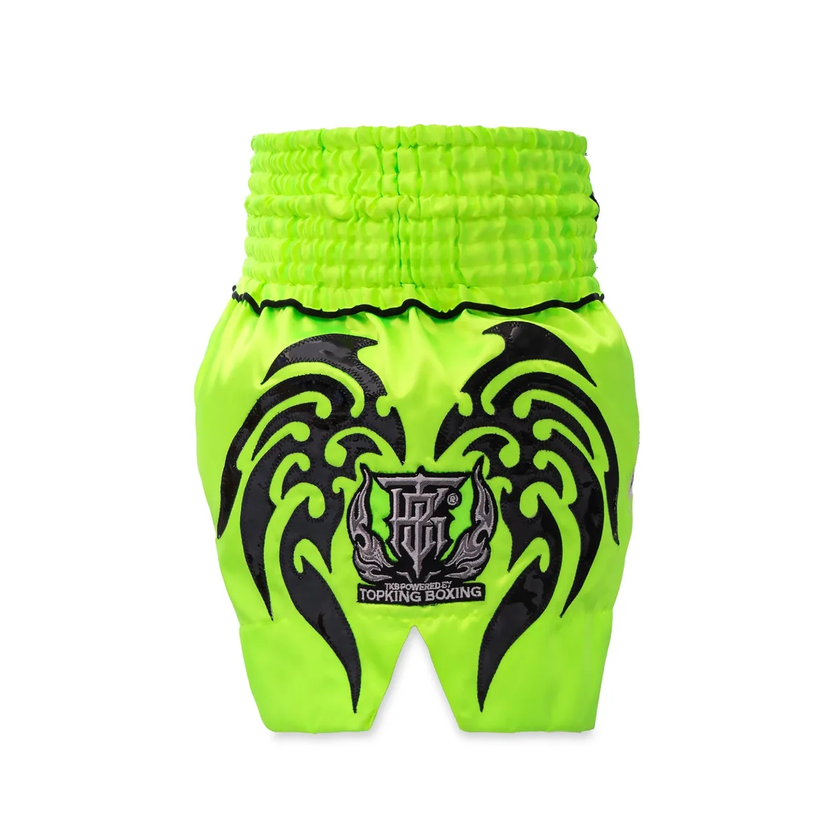 Шорти Top King Thai Boxing Shorts 264, изглед отстрани, показващ широчината на крачолите.