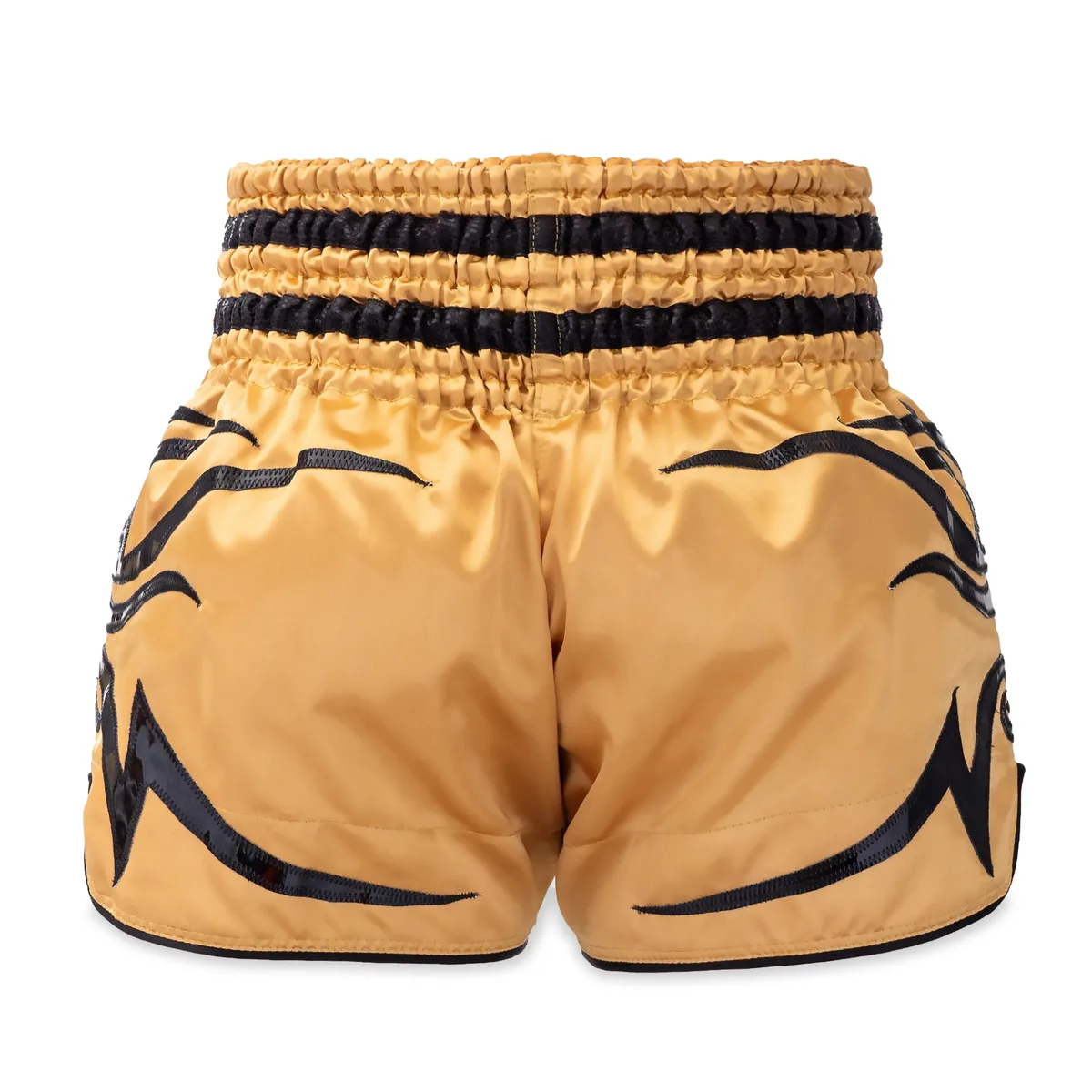 Заден изглед на шорти за муай тай TOPKING THAI BOXING SHORTS 265, демонстриращ цялостния силует.