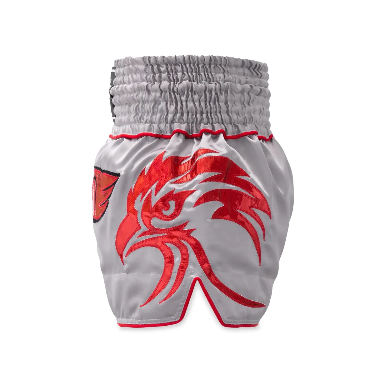 Страничен изглед на шорти Top King Thai Boxing Shorts 266, подчертаващ широките крачоли за свобода на движение.